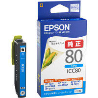 エプソン（EPSON） 純正インク IC6CL80L （増量） IC80シリーズ 1