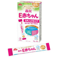 【0ヵ月から】森永 乳児用ミルク E赤ちゃん スティックタイプ 13g×10本 1箱 森永乳業 粉ミルク 防災 災害備蓄 ローリングストック