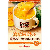 ポッカサッポロフード＆ビバレッジ　じっくりコトコト濃厚かぼちゃ　1箱（3食入）