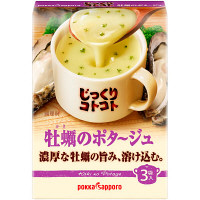 ポッカサッポロフード＆ビバレッジ　じっくりコトコト牡蠣のポタージュ　1箱（3食入）