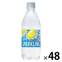 【炭酸水】サントリー 天然水スパークリングレモン 500ml 1セット（48本）