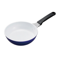 【ワゴンセール】京セラ（KYOCERA） セラブリッド フライパン 内面セラミック加工 20cm ガス火・IH対応 ブルー CF-20B-WBU
