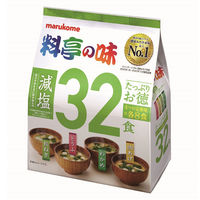 インスタント味噌汁　たっぷりお徳　料亭の味減塩　1袋(32食入)　マルコメ