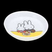 miffy　メラミンお子様食器　「ミッフィー」　M-8C　小皿ミッフィー　1セット（6個入）　関東プラスチック工業　（取寄品）