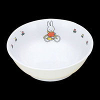 miffy　メラミンお子様食器　「ミッフィー」　CM-51C　ラーメン鉢　1セット（3個入）　関東プラスチック工業　（取寄品）