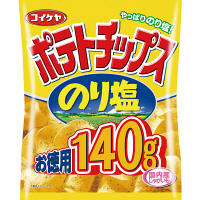 コイケヤ（湖池屋）　お徳用　ポテトチップス　のり塩　140g　1個