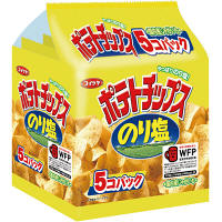 コイケヤ（湖池屋）　ポテトチップス　のり塩食べきり5個パック　150g　1パック