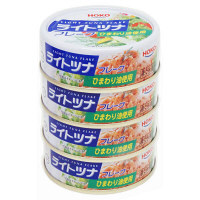 【アウトレット】宝幸　ライトツナフレークひまわり油使用（タイ産）　1パック（4缶入）