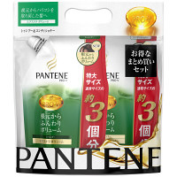 【アウトレット】パンテーン　エクストラボリューム　シャンプー+コンディショナー超特大　詰替え　1セット（シャンプー940mL+コンディショナー940g）　P&G