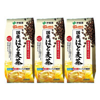 【水出し可】伊藤園 国産 はと麦茶ティーバッグ 1セット（90バッグ：30バッグ入×3袋）