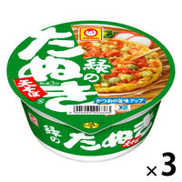 緑のたぬき天そば 関西 101ｇ 1セット（1個×3） 東洋水産