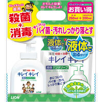【数量限定お買い得パック】キレイキレイ薬用液体ハンドソープ 本体250ml+詰替200ml ライオン