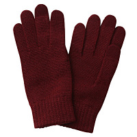 タッチパネル手袋　フリー　ワインレッド　37447585　無印良品