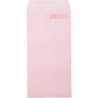 ムトウユニパック ナチュラルカラー封筒 長3 ピンク 300枚（100枚×3袋）