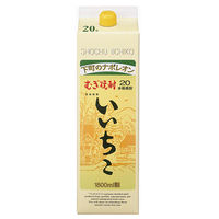 いいちこ 25度 1.8L パック 1箱（6本） 三和酒類 麦焼酎 - アスクル