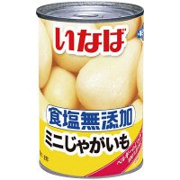 【アウトレット】いなば　毎日サラダ　食塩無添加　ミニじゃがいも　1セット（300g×3缶）