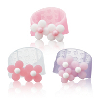 プラス　紙めくり　メクリッコSWEET　フラワー2　M　35910　1セット（30個：3個入×10パック）