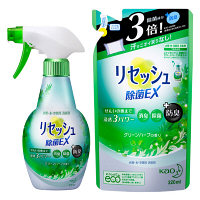 リセッシュ除菌EX　グリーンハーブの香り　本体370ml＋詰替え320mlセット