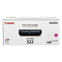 キヤノン（Canon） 純正トナー カートリッジ322 CRG-322MAG マゼンタ 2648B001 1個