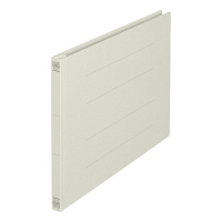 プラス　フラットファイル樹脂製とじ具　A4ヨコ　グレー　No.022N　30冊