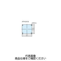 タカチ電機工業 ATR型アタッチメントパネル 黒半つや塗装 ATRー201B 1枚 ATR-201B 1セット(2枚)（直送品）