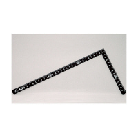 シンワ測定 曲尺小型 サンデーカーペンター 黒 裏面角目 白目盛 呼寸 33×15cm 12416 1本（直送品）