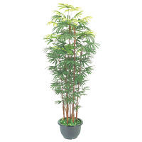 タカショー 人工観葉植物 シュロチク 5本立 鉢付1.5m GD-127S 1個（直送品）