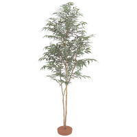 タカショー 人工観葉植物 シラカシ 鉢無1.8m GD-134 1個（直送品）