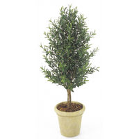 タカショー 人工観葉植物 オリーブツリー1.6m GD-38N 1個（直送品）