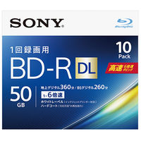 ソニー ビデオ用ＢＤーＲ　追記型　片面２層５０ＧＢ　６倍速 10BNR2VJPS6 1式