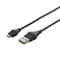 バッファロー どっちもUSB2.0ケーブル A to microB ブラック 0.2m BSUAMBDU202BKA 1台（直送品）