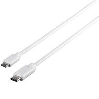 バッファロー USB2.0ケーブル microB to C ホワイト 2.0m BSUMBC220WH 1台（直送品）
