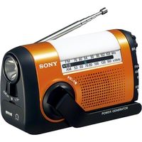 ソニー ＦＭ／ＡＭポータブルラジオ　オレンジ ICF-B09/D 1本（直送品）