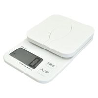ドリテック デジタルスケール　「パカット」　２ｋｇ　（ホワイト） KS-257WT 1台（直送品）
