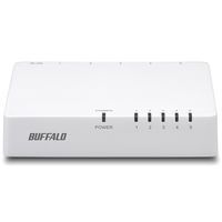 バッファロー 10/100Mbps対応 スイッチングHub プラ LSW4-TX-5EPL