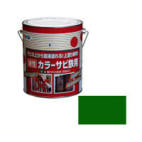 アサヒペン カラーサビ鉄用 1.6L （グリーン） 9010671（直送品）