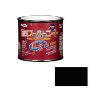 アサヒペン 油性スーパーコート 1/5L （黒） 901182（直送品）