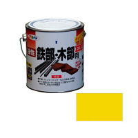 アサヒペン 油性鉄部・木部用EX 0.7L （黄色） 9016525（直送品）