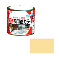 アサヒペン 油性多用途カラー 1/5L （クリーム） 9016544（直送品）