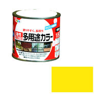 アサヒペン 油性多用途カラー 1/5L （黄色） 9016560（直送品）