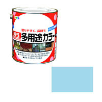 アサヒペン 油性多用途カラー 1.6L （水色） 9016594（直送品）