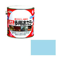 アサヒペン 油性多用途カラー 0.7L （水色） 9016624（直送品）