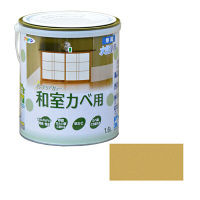 アサヒペン NEW水性インテリアカラー和室カベ 1.6L （たいしゃ色） 9017709（直送品）