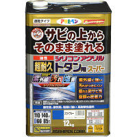 アサヒペン 油性超耐久シリコンアクリルトタン用 12kg （スカイブルー） 9017960（直送品）