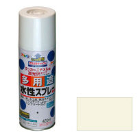 アサヒペン 水性多用途スプレー 420mL （アイボリー） 9010219（直送品）