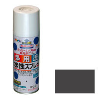 アサヒペン 水性多用途スプレー 420mL （チャコールグレー） 9010246（直送品）