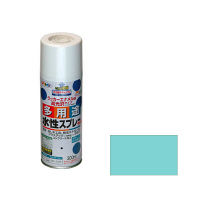 ベージュ・くすみミントグリーン　上品トルコラグ　No.587 アサヒペン 水性多用途スプレー 300mL （ミントグリーン