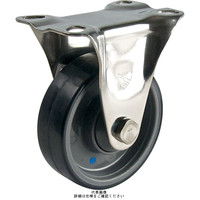 ステンレスキャスター固定タイプ 100mmモノマーキャスティングナイロン(B入)車輪付 SUーSKCー100MSC 1セット(4個)（直送品）