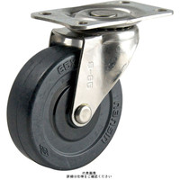 ナンシン ステンレスキャスター自在タイプ 75mmナイロン・白車輪付 SUーTELー75NL 1セット(4個)（直送品）