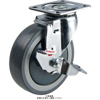 一般キャスター自在ストッパー付タイプ 75mmウレタン(B入)車輪付 TMー75NTBSー2 TM-75NTBS-2 1セット(4個)（直送品）